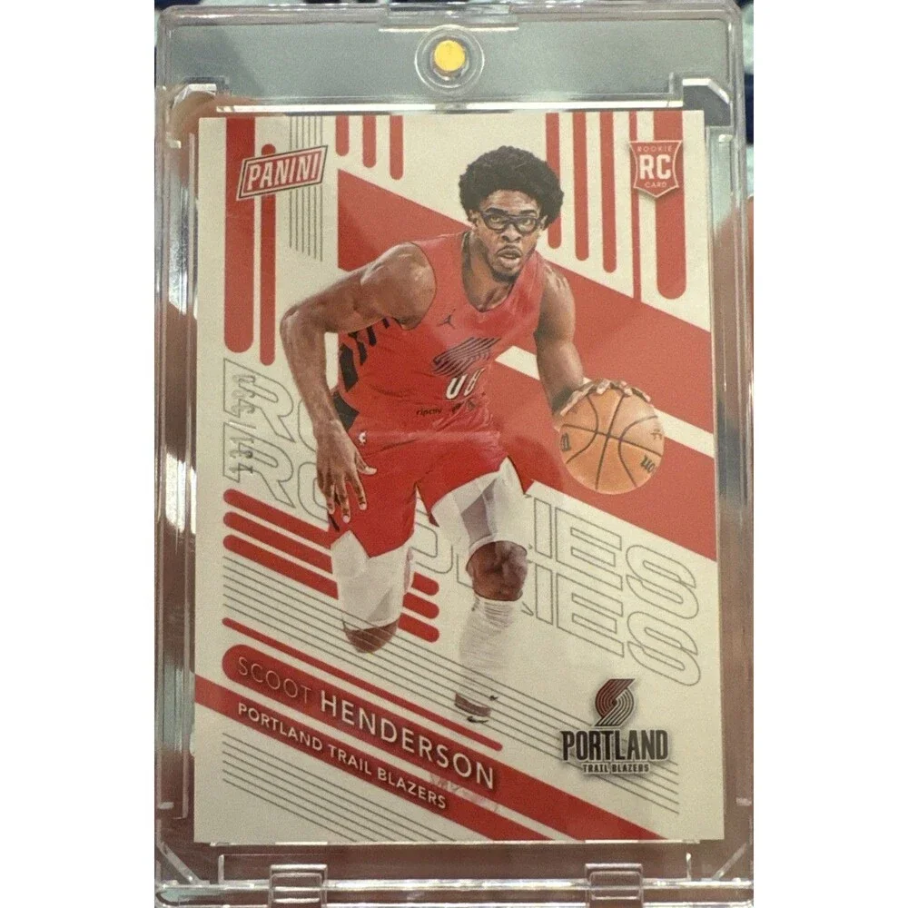 2024 Panini The National Scoot Henderson Rookies RC #'d/399 #RC16 Trail Blazers